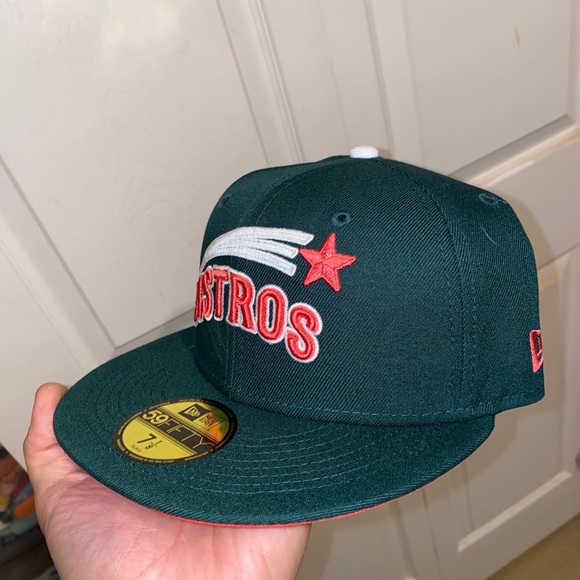 Houston Astros Shooting Stars Exploding Dome 7 1/8 Eight One Exclusive 59fifty - Picture 3 of 3